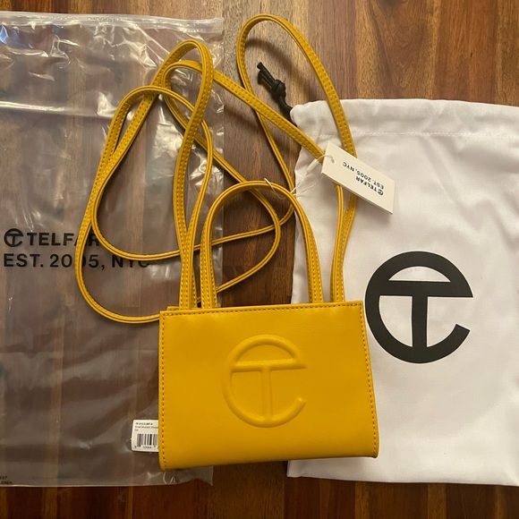 Small Mustard Shopping Bag